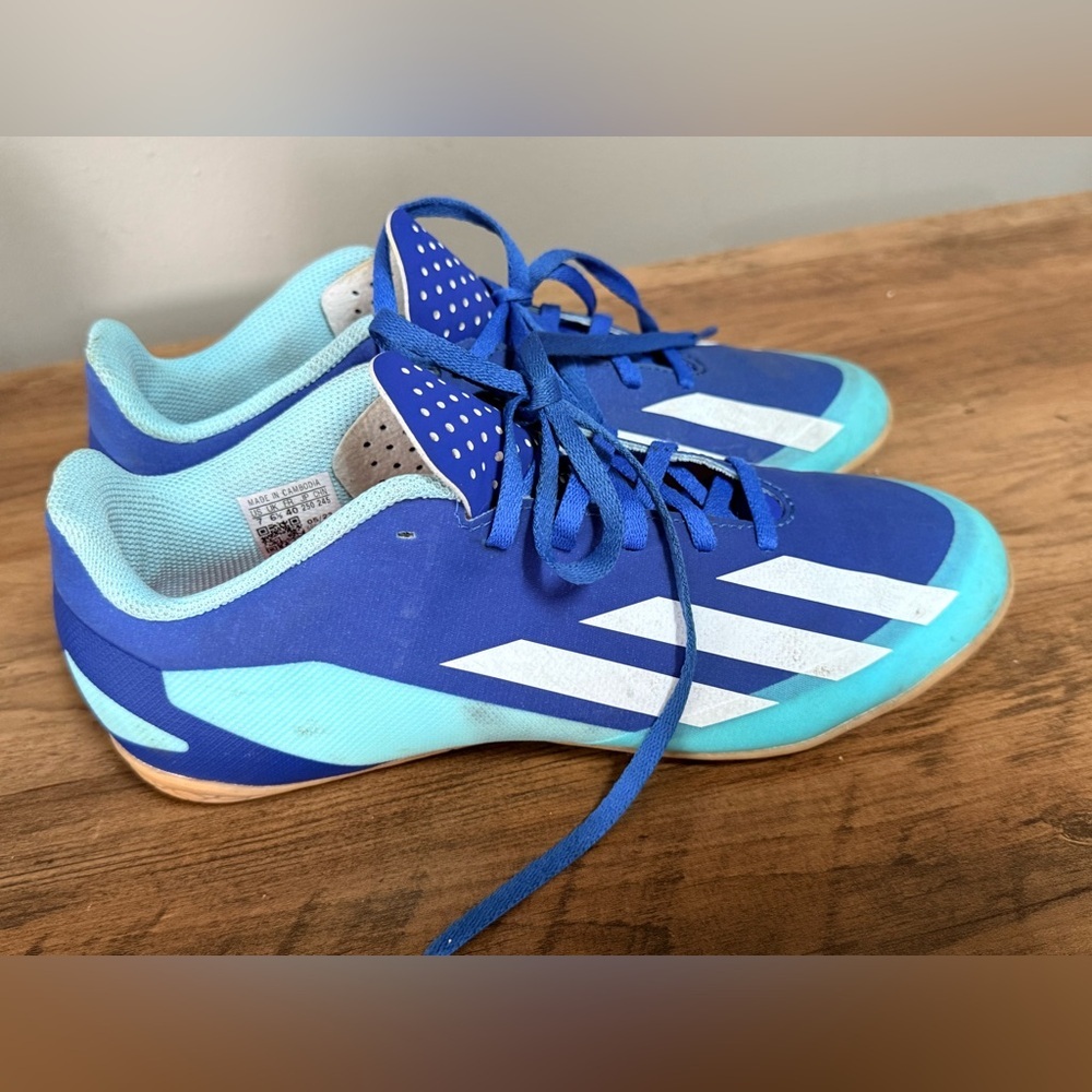 Adidas X Crazyfast.4 IN Bright Royal White Solar Red Mens Size 7 Soccer